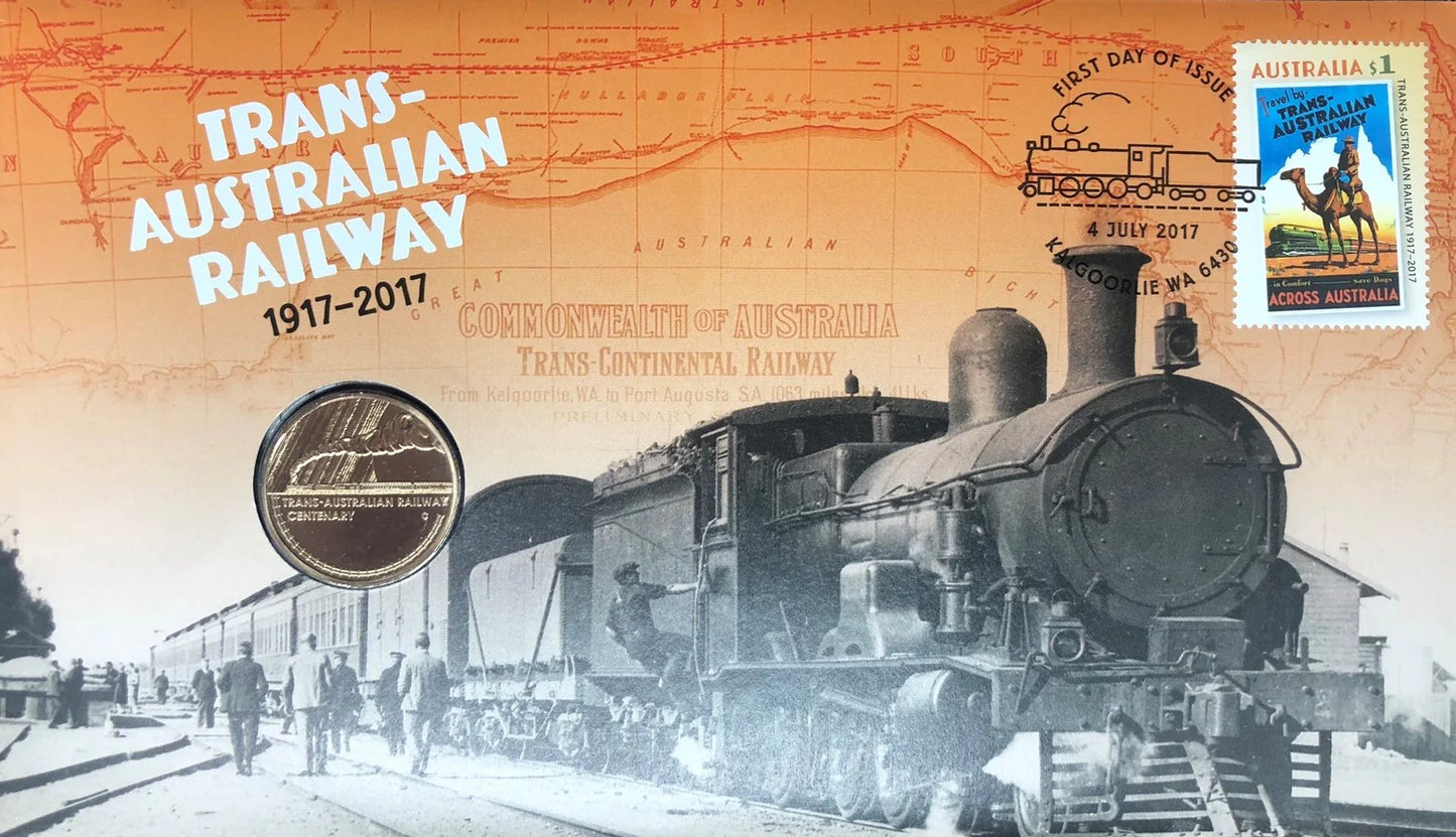 2017 Trans Australian Railway $1 PNC