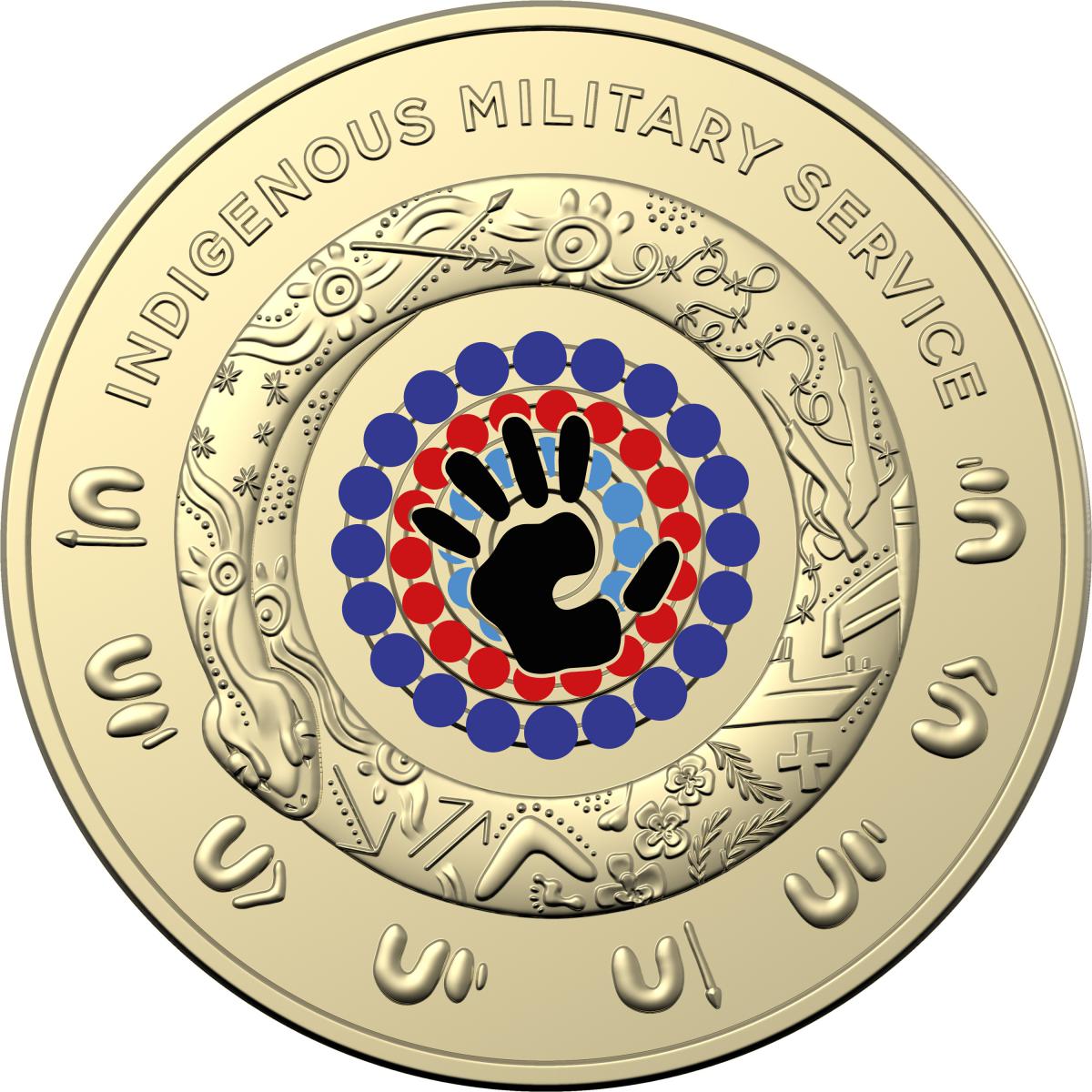 2021 $2 Indigenous Military Service Coin