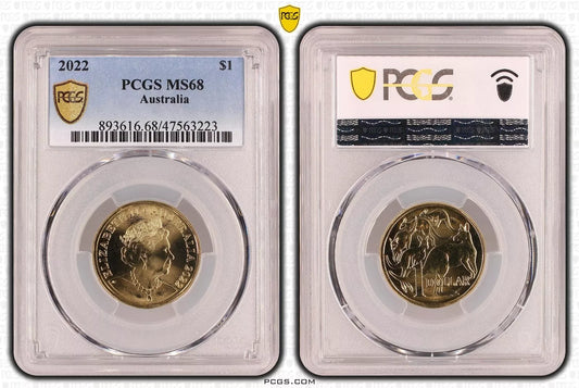 2022 PCGS MS68 $1 Mob of Roos