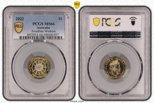 2022 PCGS MS66 $2 Frontline Worker