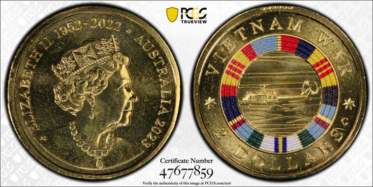 2023 MS67 Vietnam C-mint $2 Coin