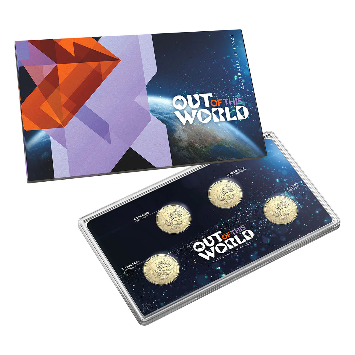 Australia in Space 2024 $1 Mintmark & Privymark Aluminium-Bronze Uncirculated 4-Coin Set