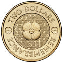 2012 Gold Poppy $2